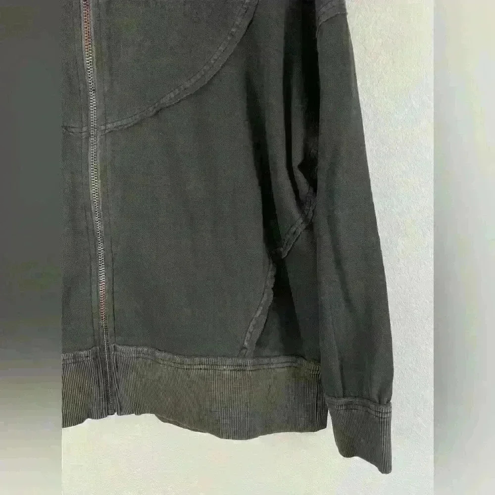 Out From Under Urban Outfitters Faye Oversized Zip-Up Sweatshirt Women's Small - Picture 5 of 16